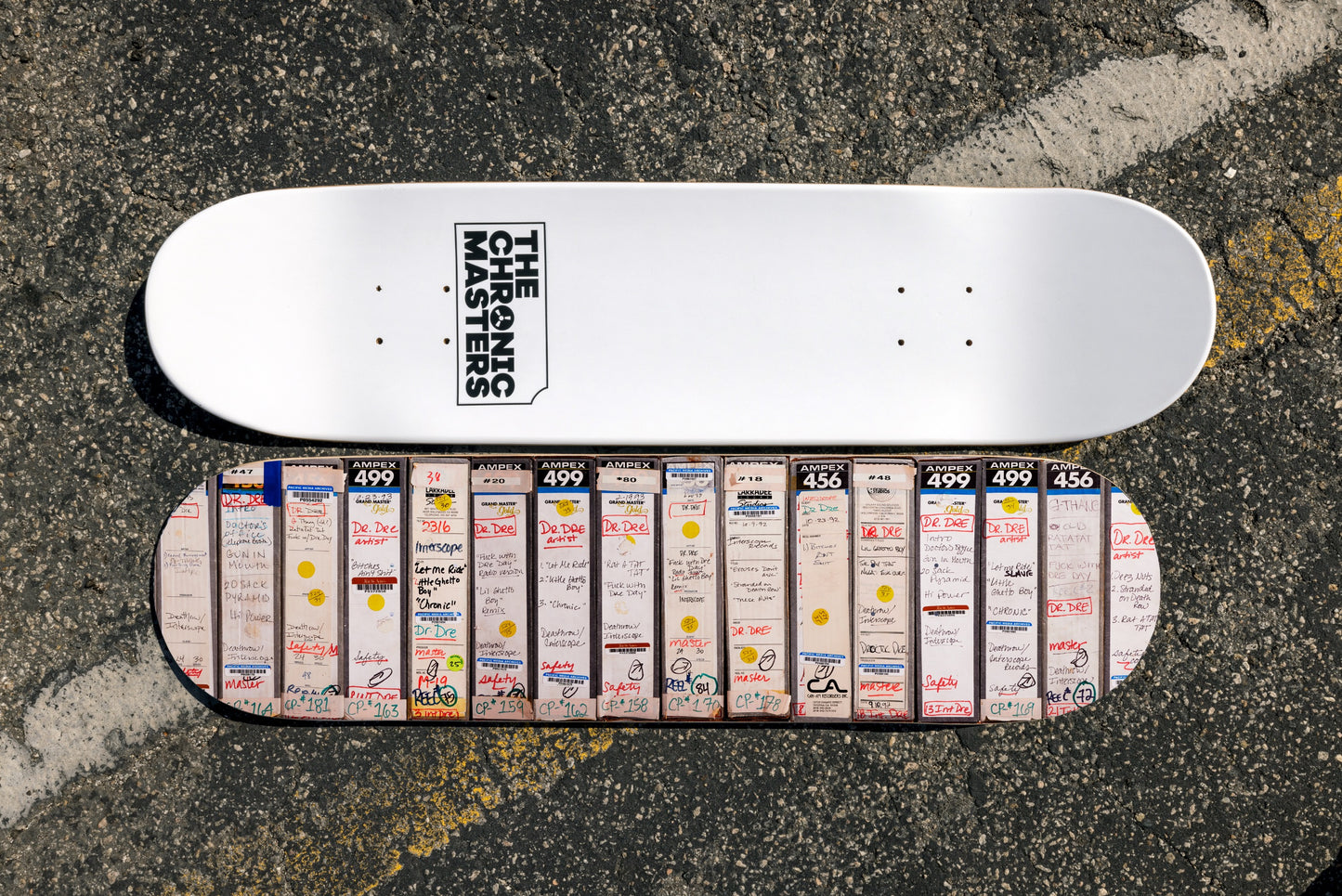 Stacked Tapes Skateboard